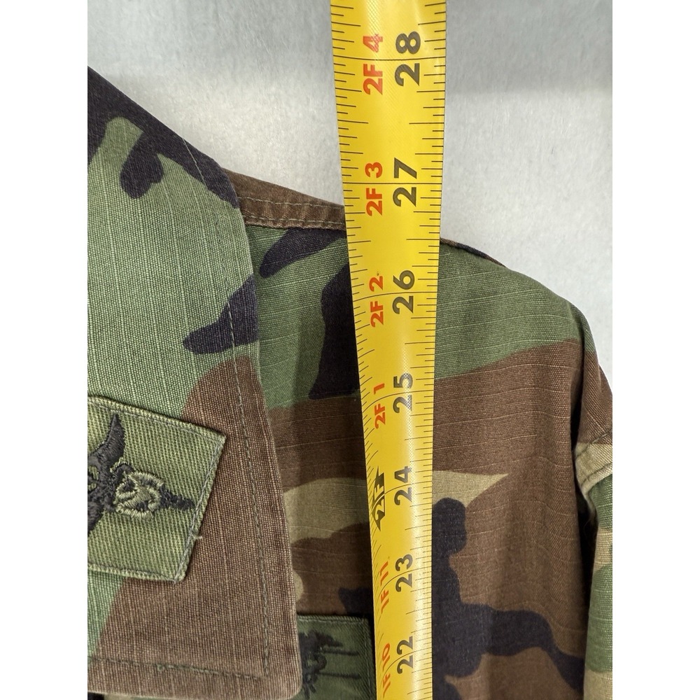 Vintage US Army M81 Woodland Camo BDU Coat Size Medium Short - Picture 4 of 6